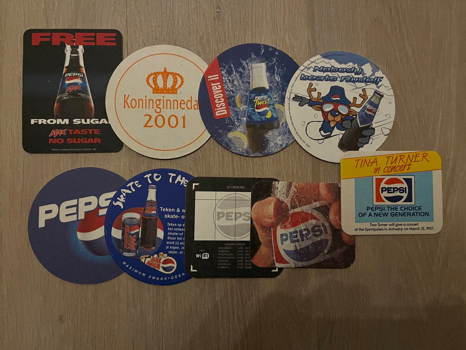 Pepsi Cola bierviltjes, Ophalen of Verzenden, Zo goed als nieuw, Overige typen
