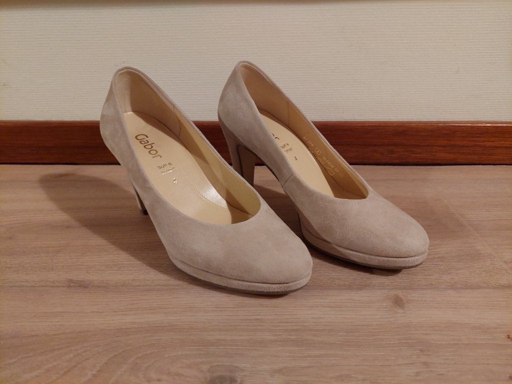 Roze, suède pumps Gabor, Pumps, Gabor, Ophalen of Verzenden, Zo goed als nieuw