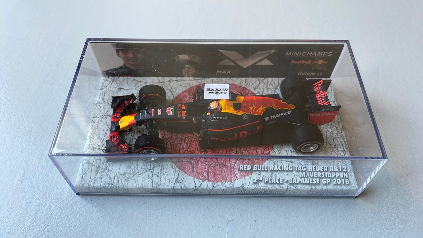 Minichamps Red Bull Racing RB12 Max Verstappen Japan 2016 LE, Ophalen of Verzenden, Nieuw, Overige typen, MiniChamps