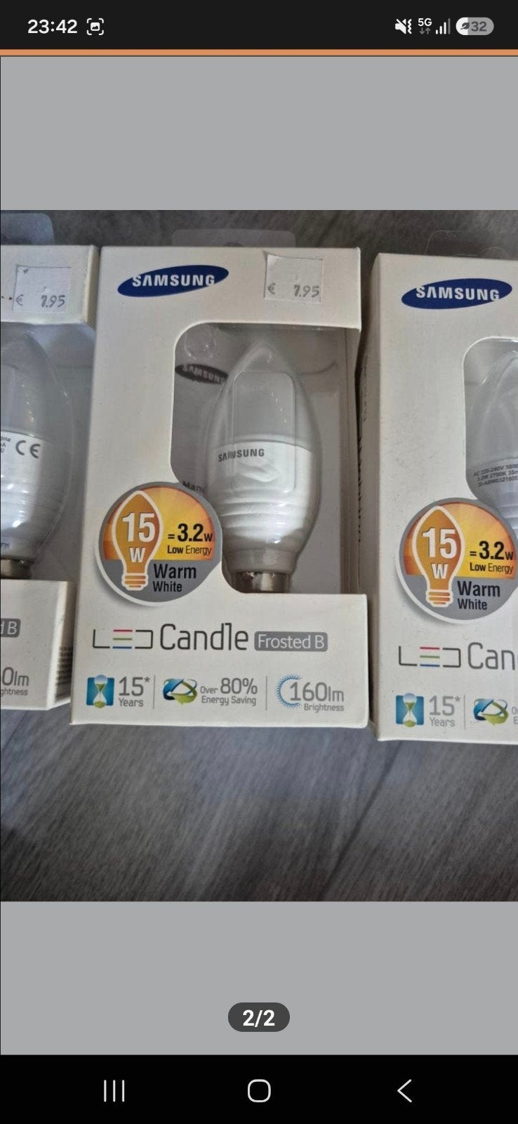 Samsung LED Candle Lampen - Nieuw in Doos, Ophalen of Verzenden