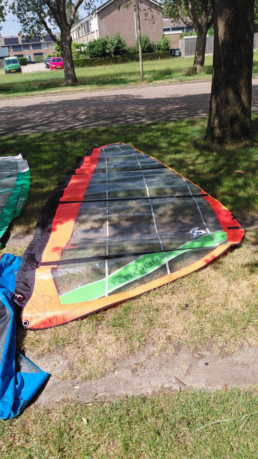 Complete windsurfset Simmer Style Slalom, Ophalen, Gebruikt, Complete set, Met mast