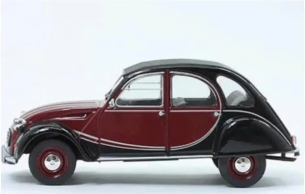 Citroen 2CV Charleston 1982 schaal 1/24 Franse serie, Verzenden, Nieuw, Auto, Overige merken