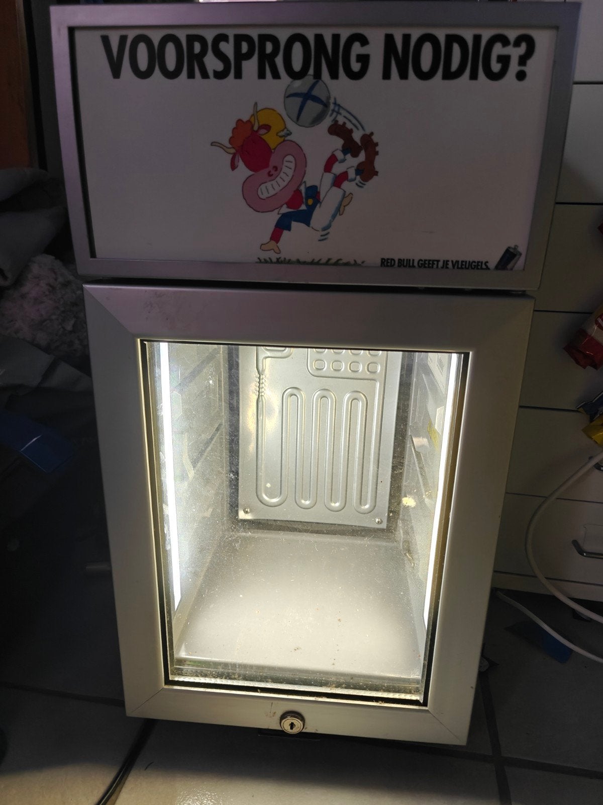 Mini koelkast (lezen), Witgoed en Apparatuur, Koelkasten en IJskasten, Ophalen, Minder dan 75 liter, Zonder vriesvak, Gebruikt