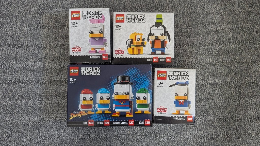 LEGO BrickHeadz Disney sets 40476 en 40378, Kinderen en Baby's, Speelgoed | Duplo en Lego, Lego, Nieuw, Ophalen of Verzenden, Disney