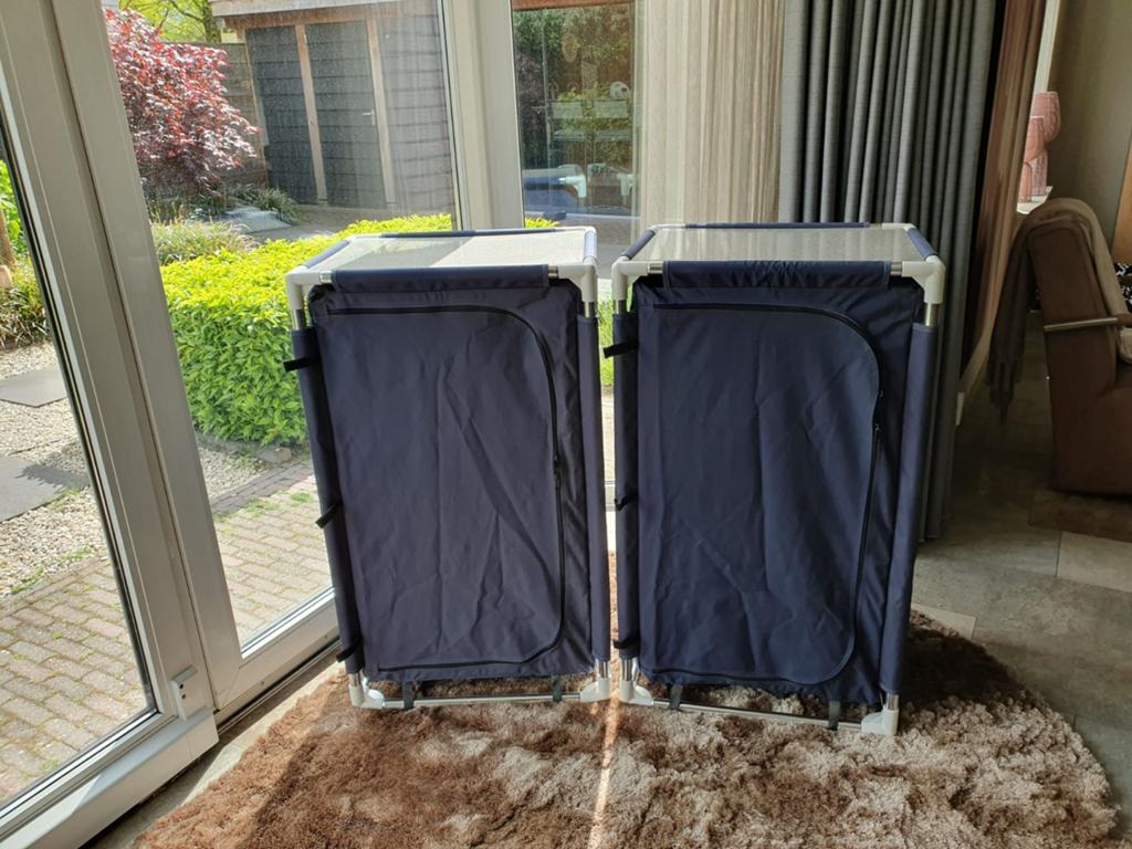 hypercamp, handige campingkast 2 stuks, Caravans en Kamperen, Kampeermeubelen, Ophalen, Campingkast