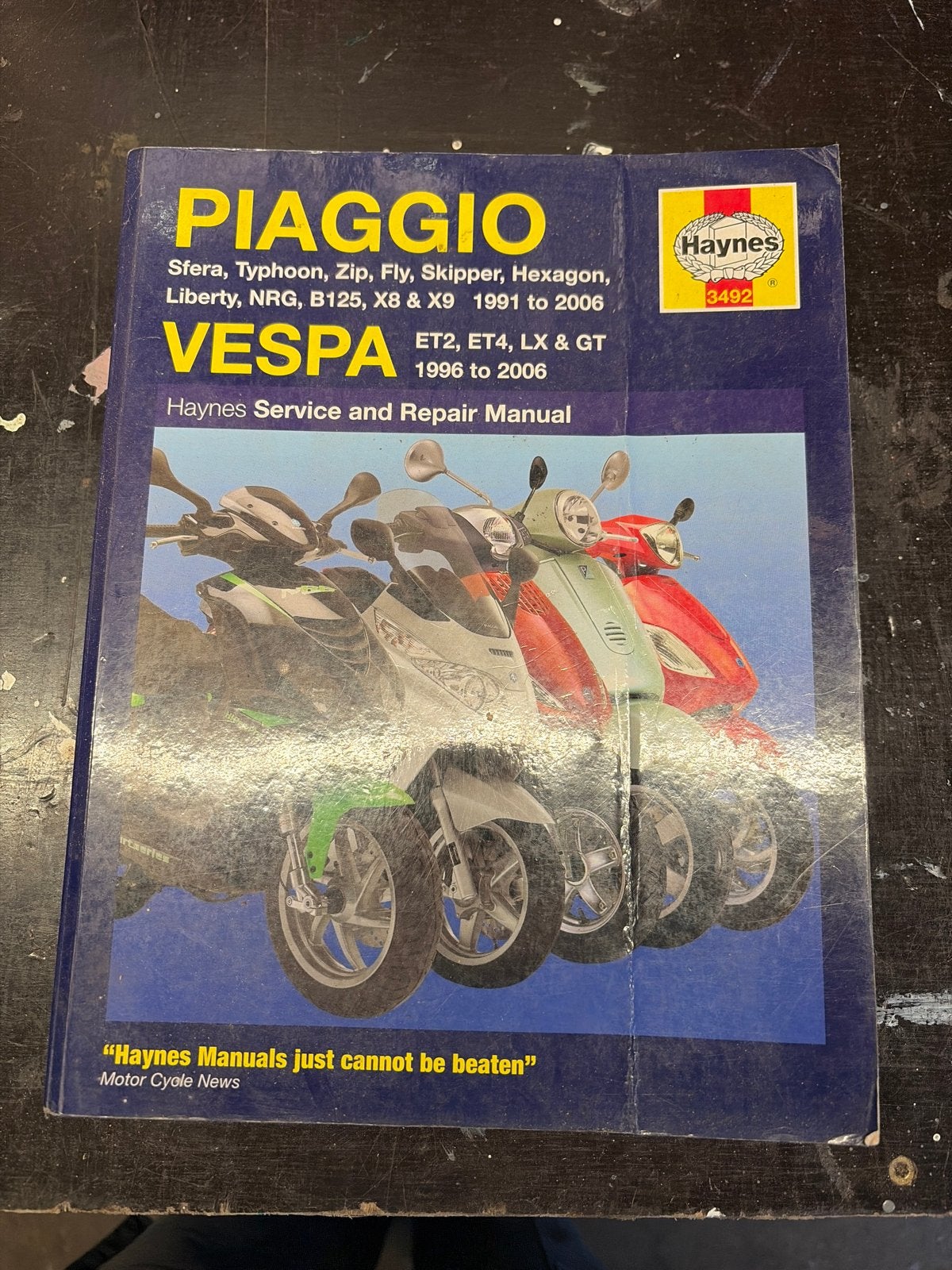 Haynes Werkplaatshandboek Piaggio & Vespa Scooters 1991-2006, Ophalen of Verzenden, Overige merken