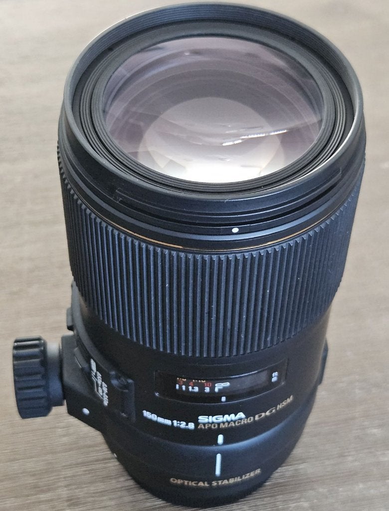 Sigma 150mm F2.8 macrolens met stabilisatie voor Canon EF, Audio, Tv en Foto, Fotografie | Lenzen en Objectieven, Ophalen, Sigma