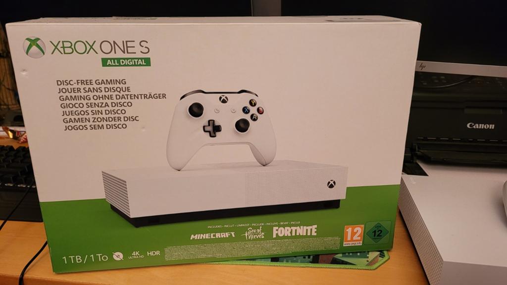 Xbox One S All-Digital 1TB met controller, Spelcomputers en Games, Spelcomputers | Xbox One, Gebruikt, Xbox One S, Ophalen of Verzenden