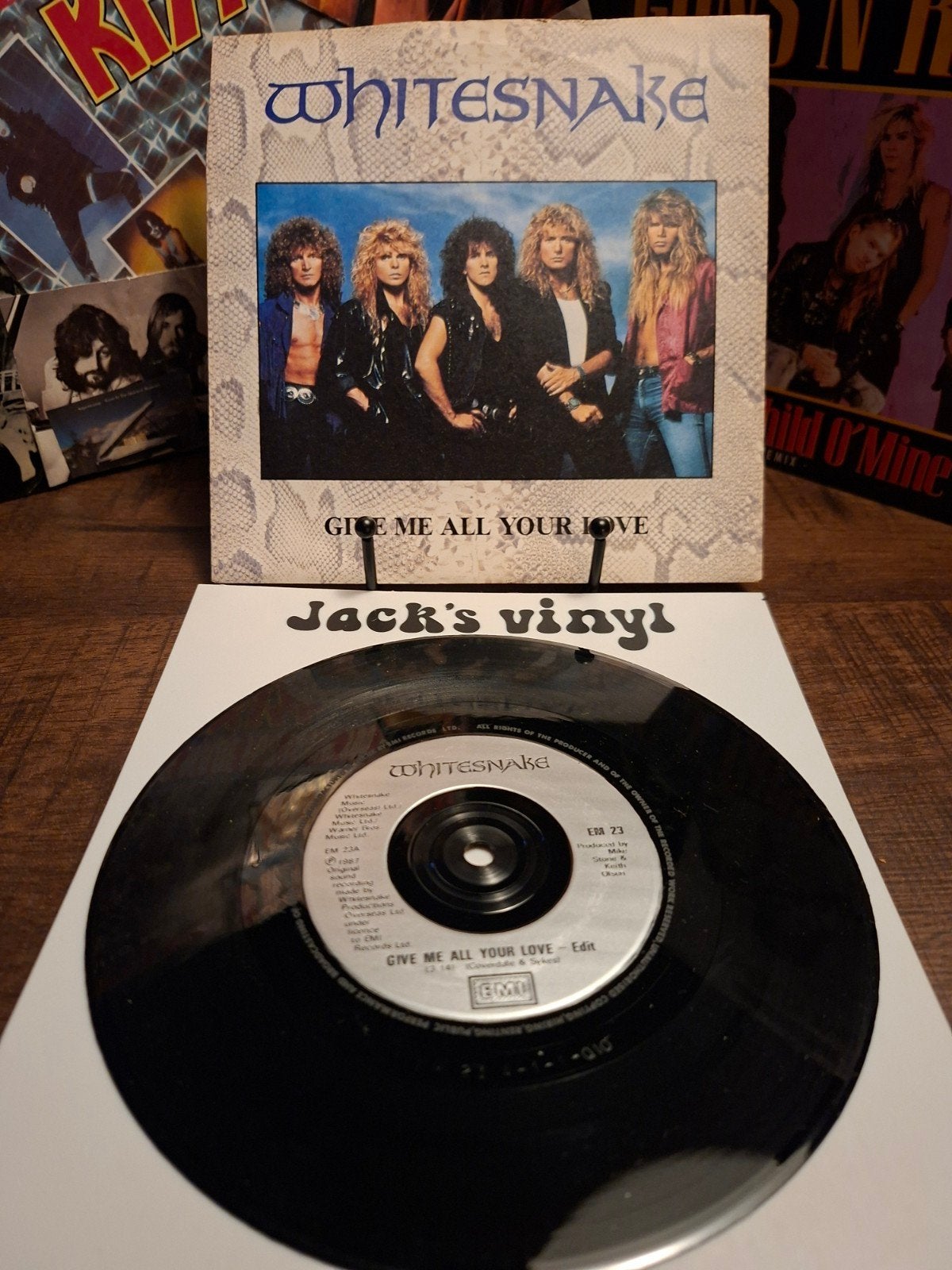 Whitesnake - Give Me All Your Love  1987, Cd's en Dvd's, Hard Rock, 7 inch, Ophalen of Verzenden, Zo goed als nieuw