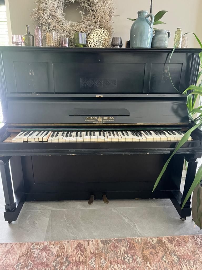 Piano als decoratie - Johann Urbas, Ophalen, Gebruikt, Zwart, Piano