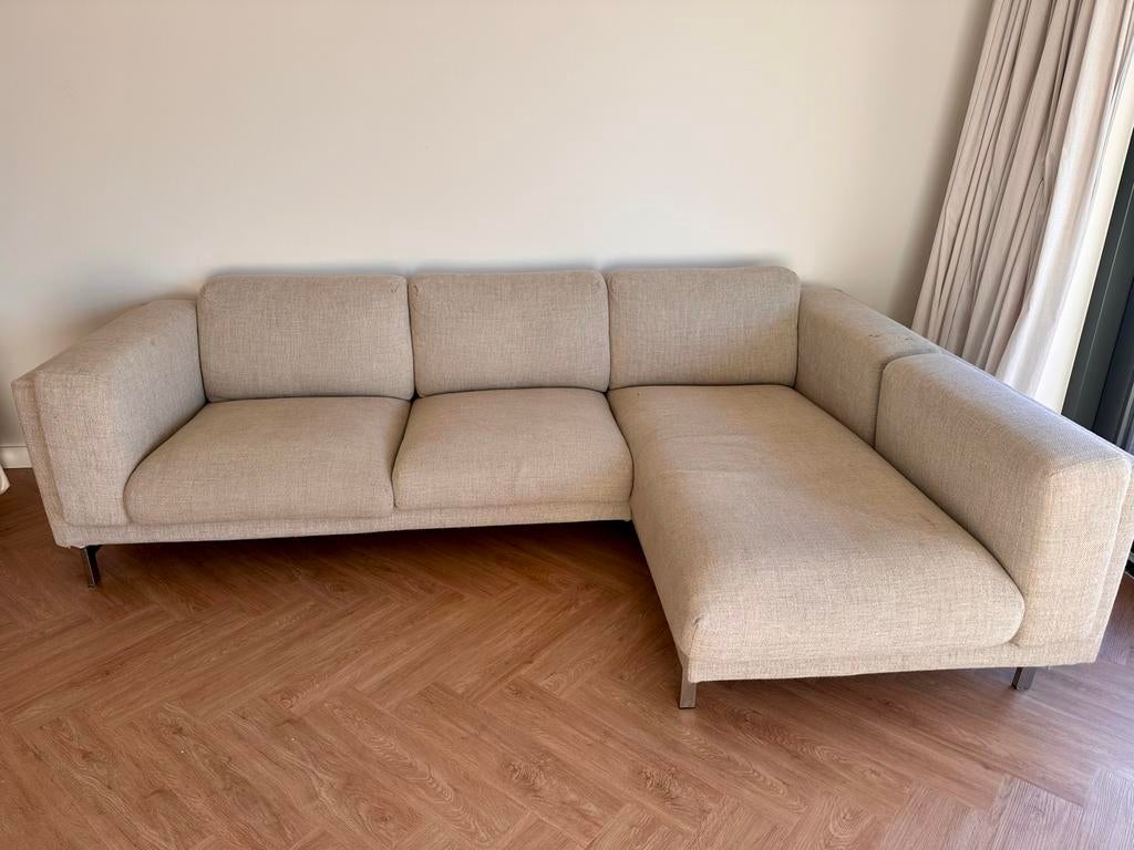 IKEA Nockeby Hoekbank- z.s.m. ophalen, Ophalen, 250 tot 300 cm, Gebruikt, 100 tot 125 cm