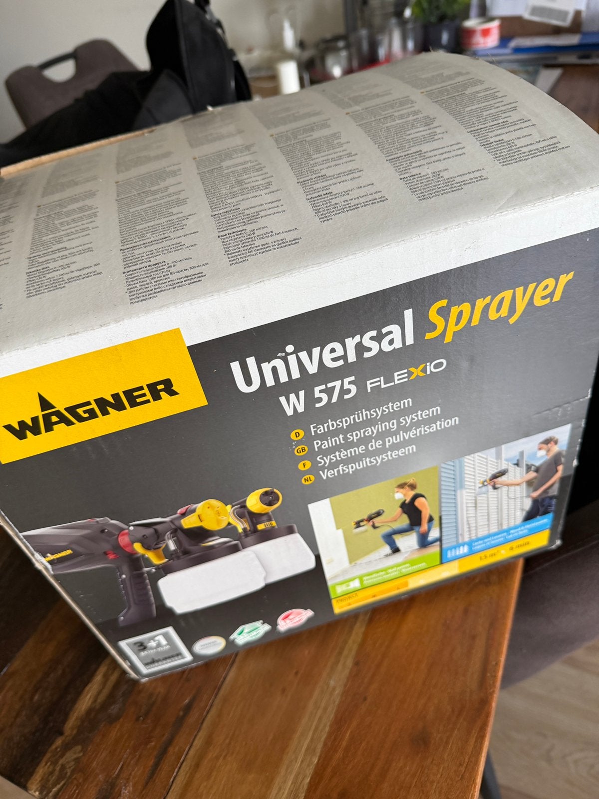 Wagner sprayer w575, Ophalen of Verzenden, Zo goed als nieuw, Verfspuit of Verfpomp