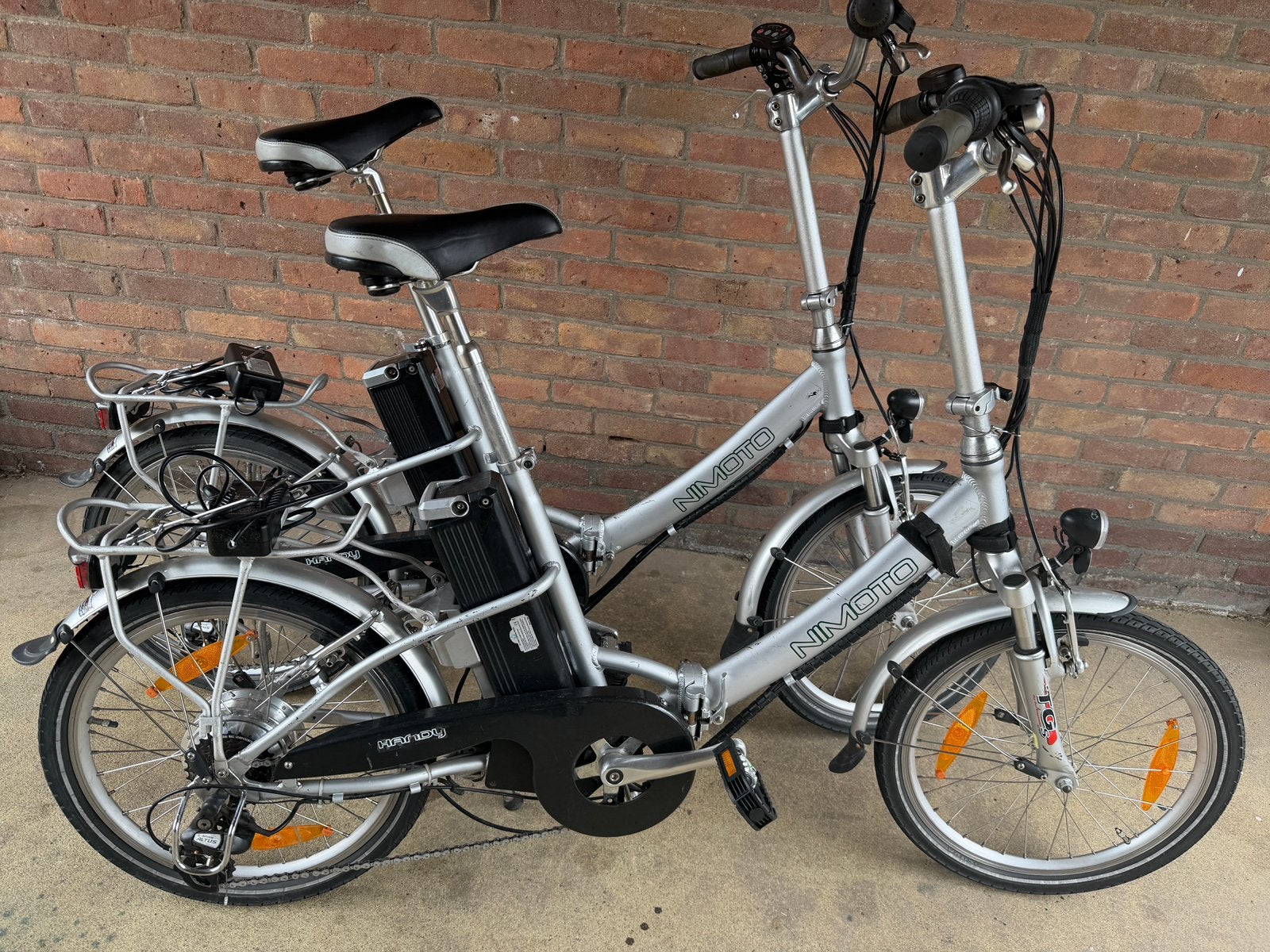 Nimoto handy elektrische vouwfietsen, Fietsen en Brommers, Fietsen | Vouwfietsen, Ophalen, Gebruikt, 20 inch of meer, Versnellingen