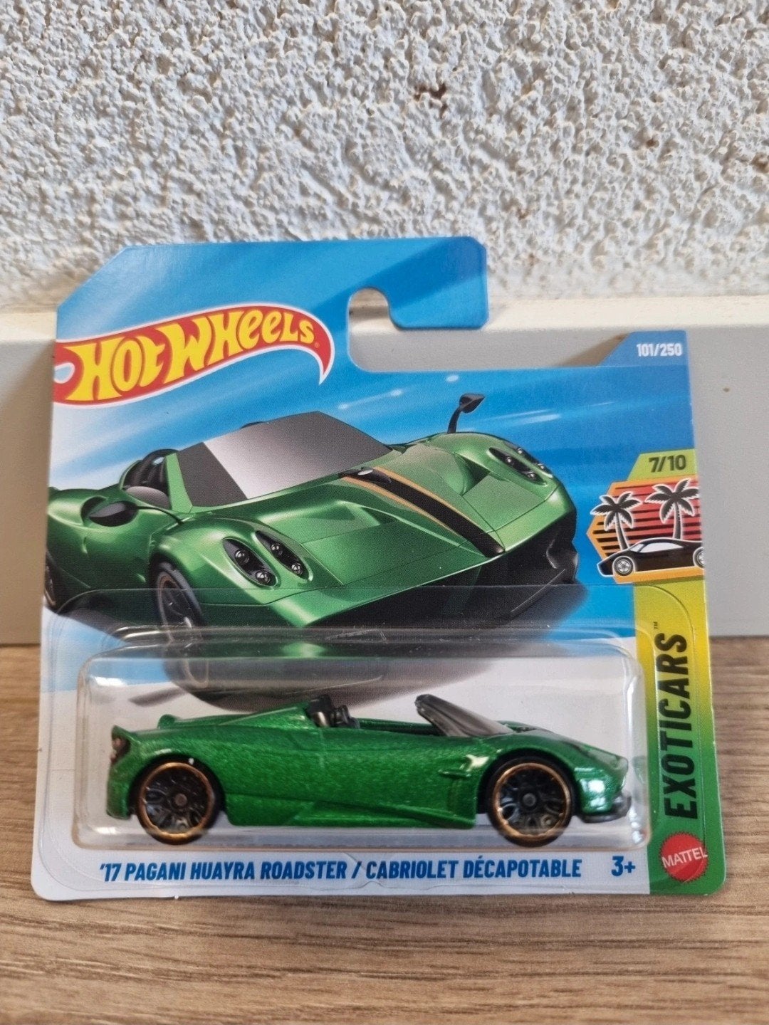 Hot Wheels '17 Pagani Huayra Roadster - Groen, Ophalen of Verzenden, Nieuw, Auto