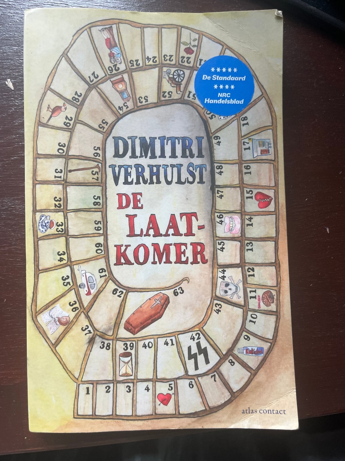 Dimitri Verhulst - De Laatkomer (Roman), Ophalen of Verzenden, Zo goed als nieuw, België