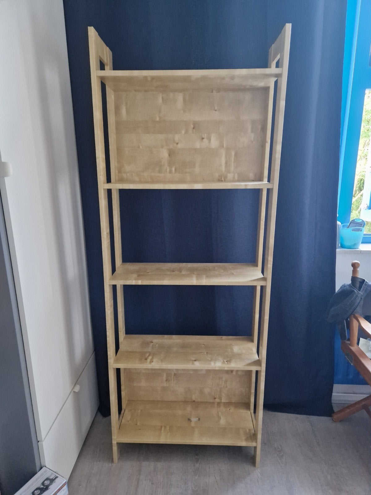 Houten stelling kast/ boekenkast., Ophalen, Gebruikt