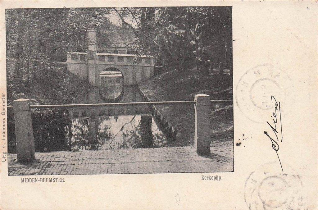 703-408-019 Midden-Beemster Kerkepijp, Verzenden, Voor 1920, Noord-Holland