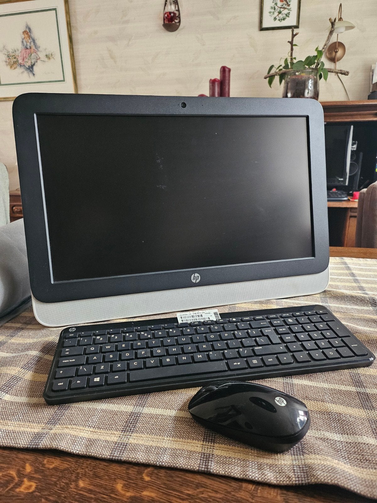 HP All-in-One PC - Compleet met toetsenbord en muis, Computers en Software, Desktop Pc's, Gebruikt, HDD, Minder dan 4 GB, Met monitor