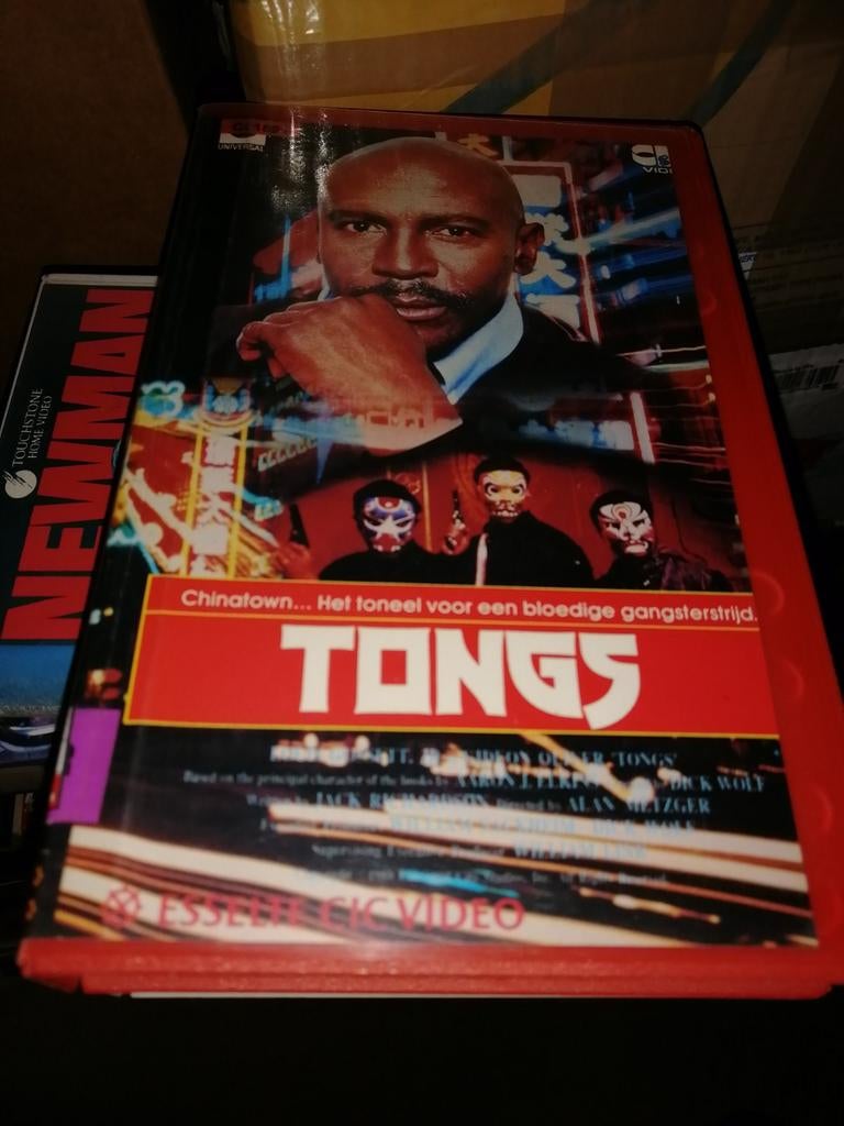 VHS ex-rental - Tongs, Vanaf 16 jaar, Ophalen of Verzenden, Gebruikt, Horror