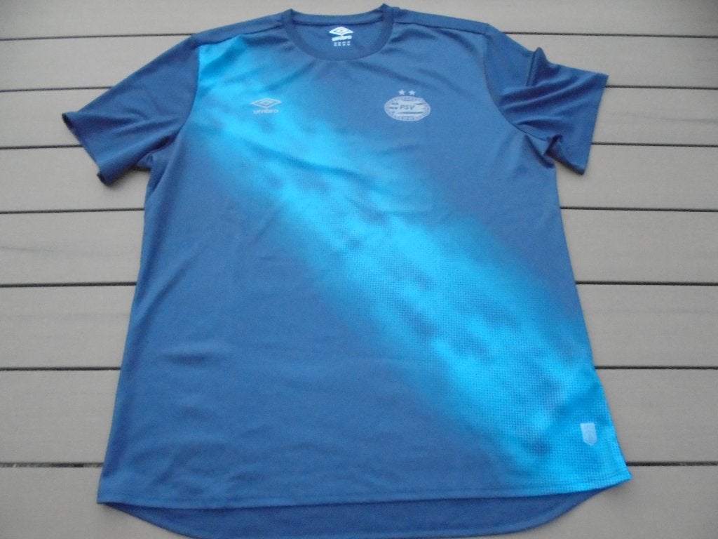 Blauw groen PSV shirt UMBRO, Kleding | Heren, Blauw, Overige maten, Ophalen of Verzenden, Zo goed als nieuw
