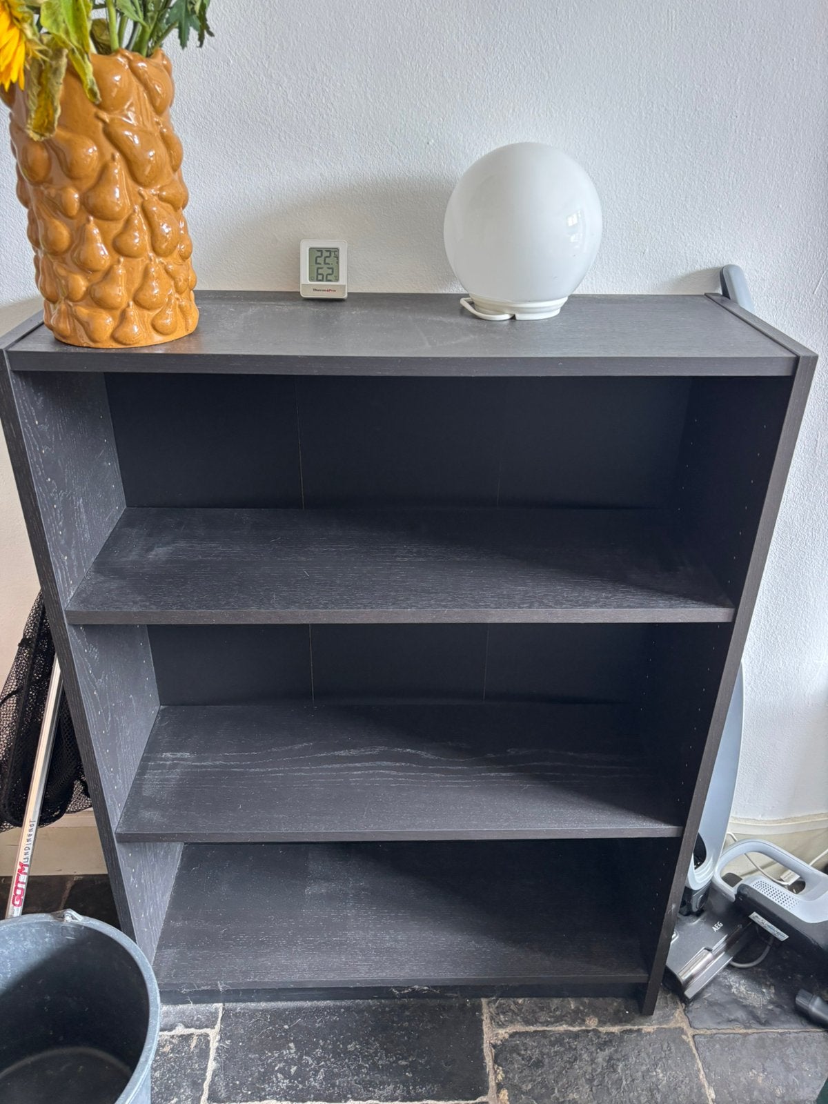 Ikea boekenkast zwart, Ophalen, Gebruikt