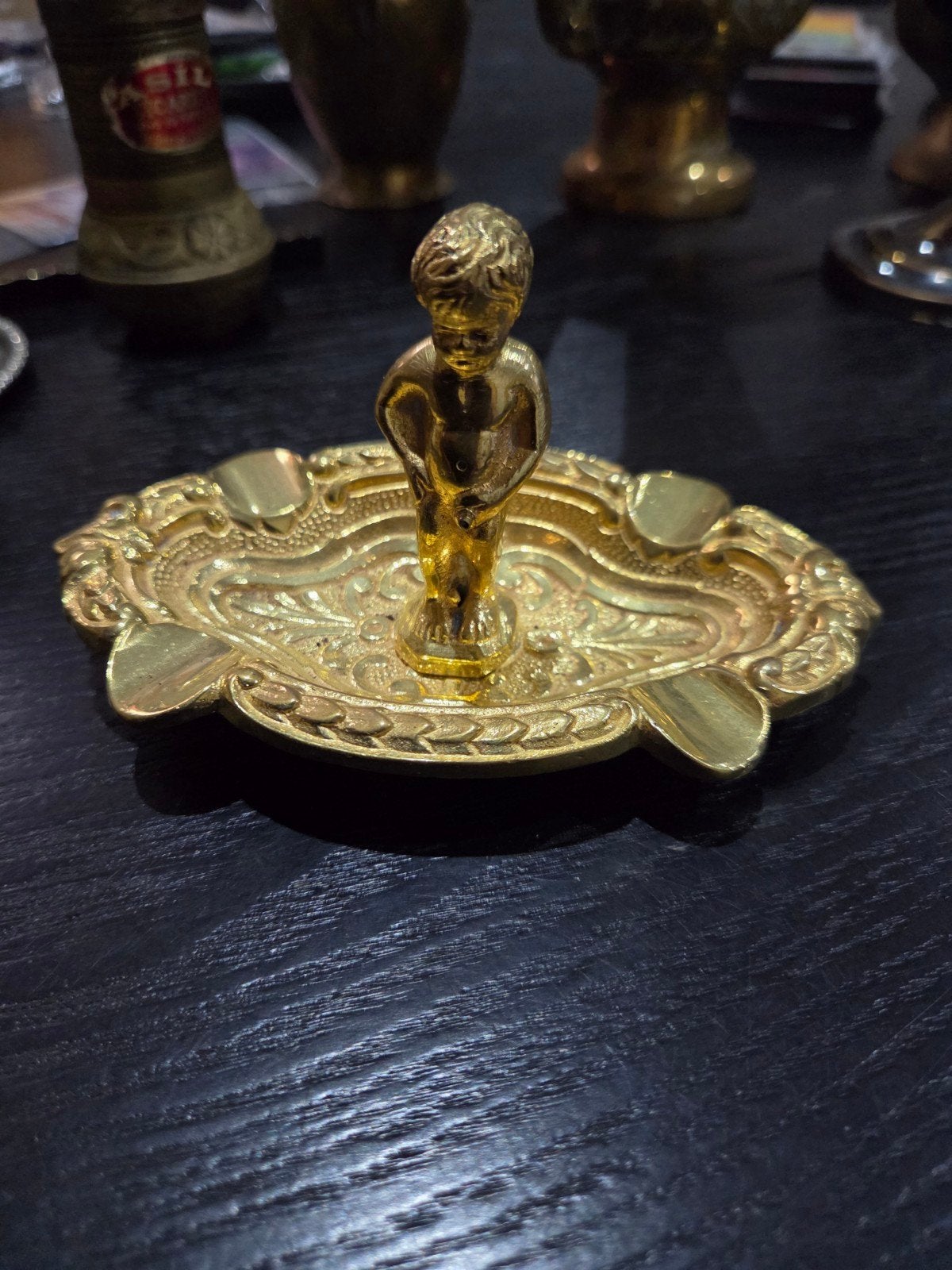 Vintage manneke pis asbak, Ophalen of Verzenden