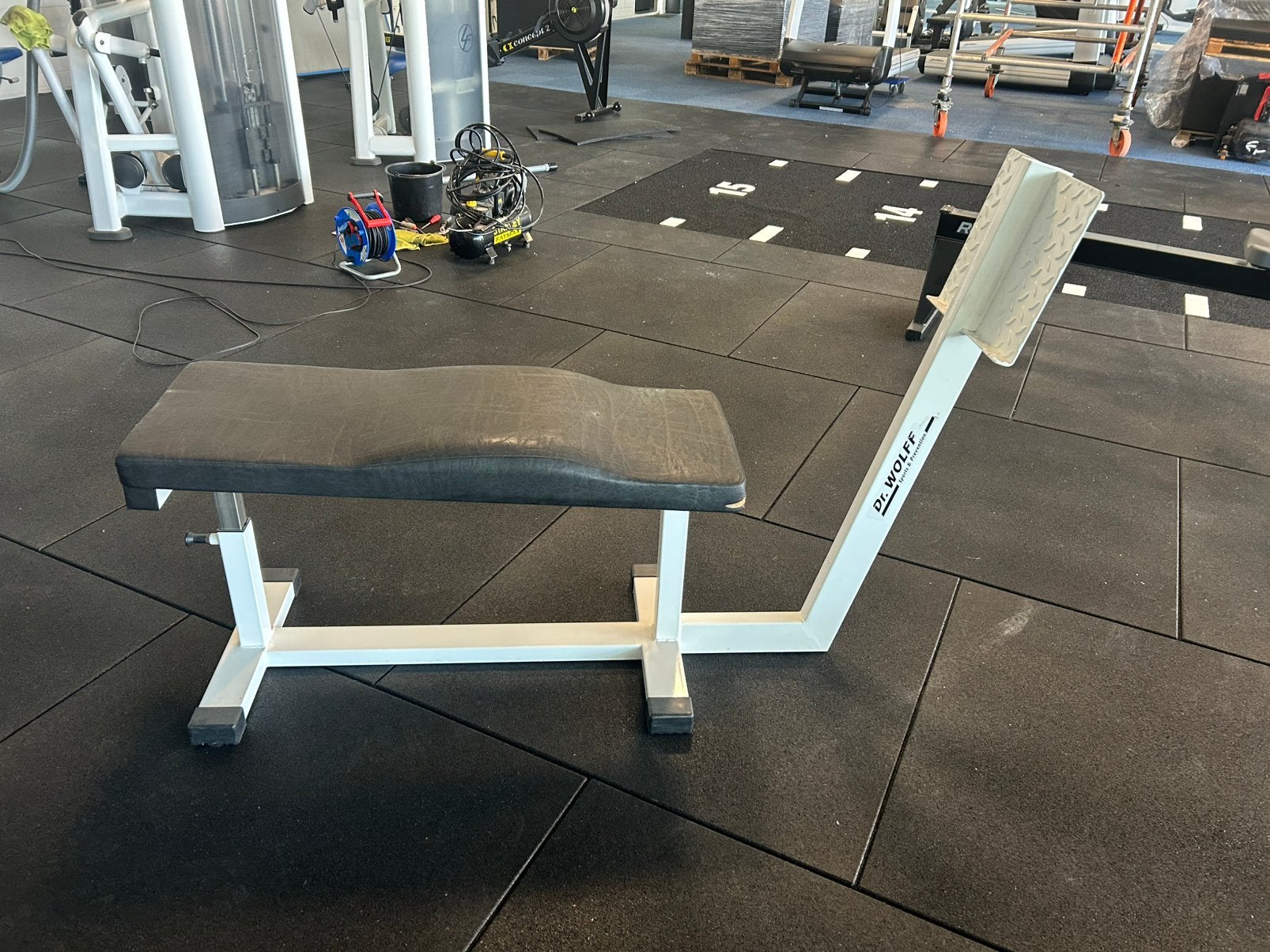Dr. wolf buikspierbank, Sport en Fitness, Fitnessmaterialen, Ophalen, Zo goed als nieuw, Rug, Fitnessbank