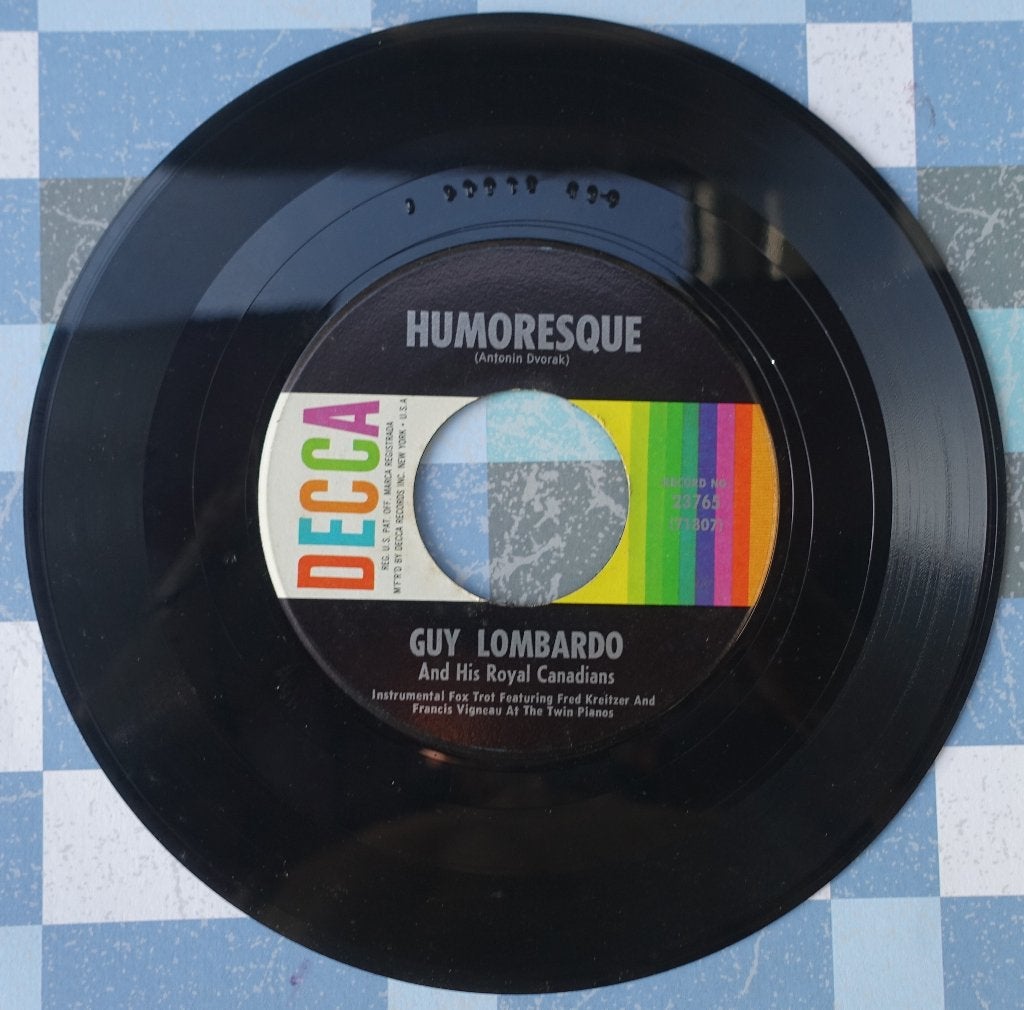 Guy Lombardo - Humoresque  7 inch vinyl single, Gebruikt, Overige genres, 7 inch, Ophalen of Verzenden