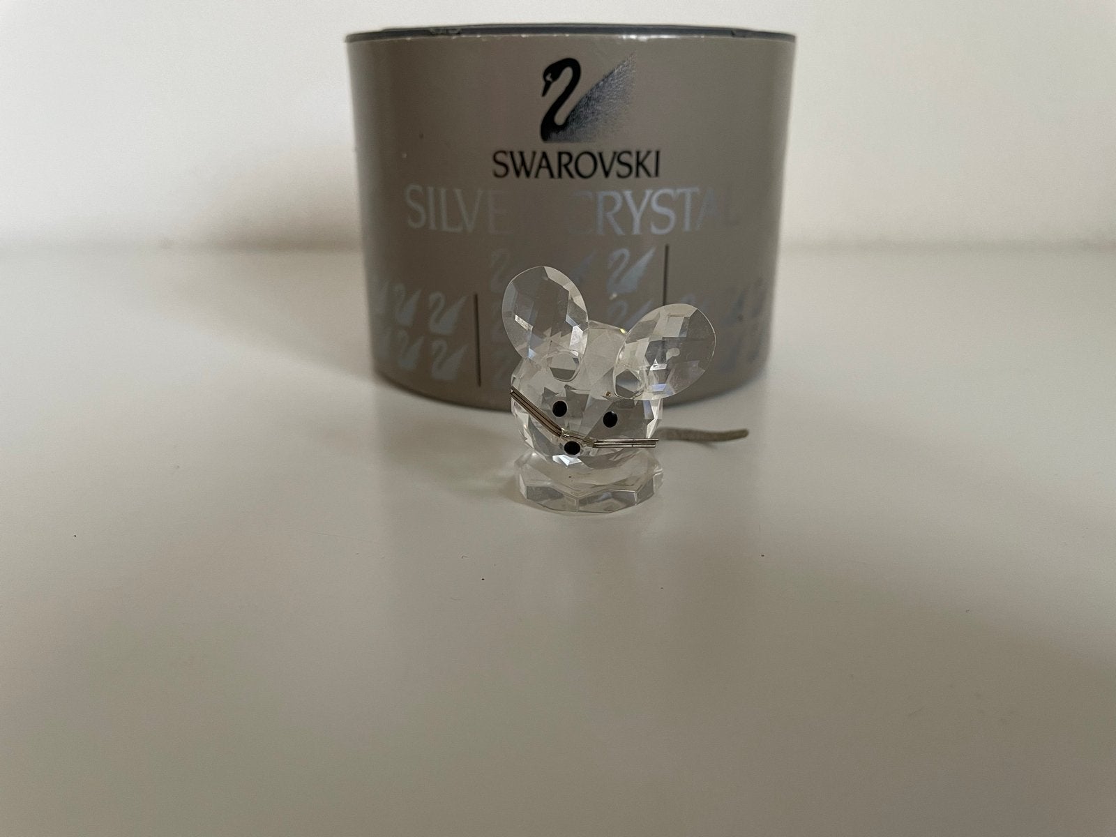 Swarovski Muis Kristal Figuurtje met Originele Doos, Ophalen of Verzenden, Zo goed als nieuw, Figuurtje