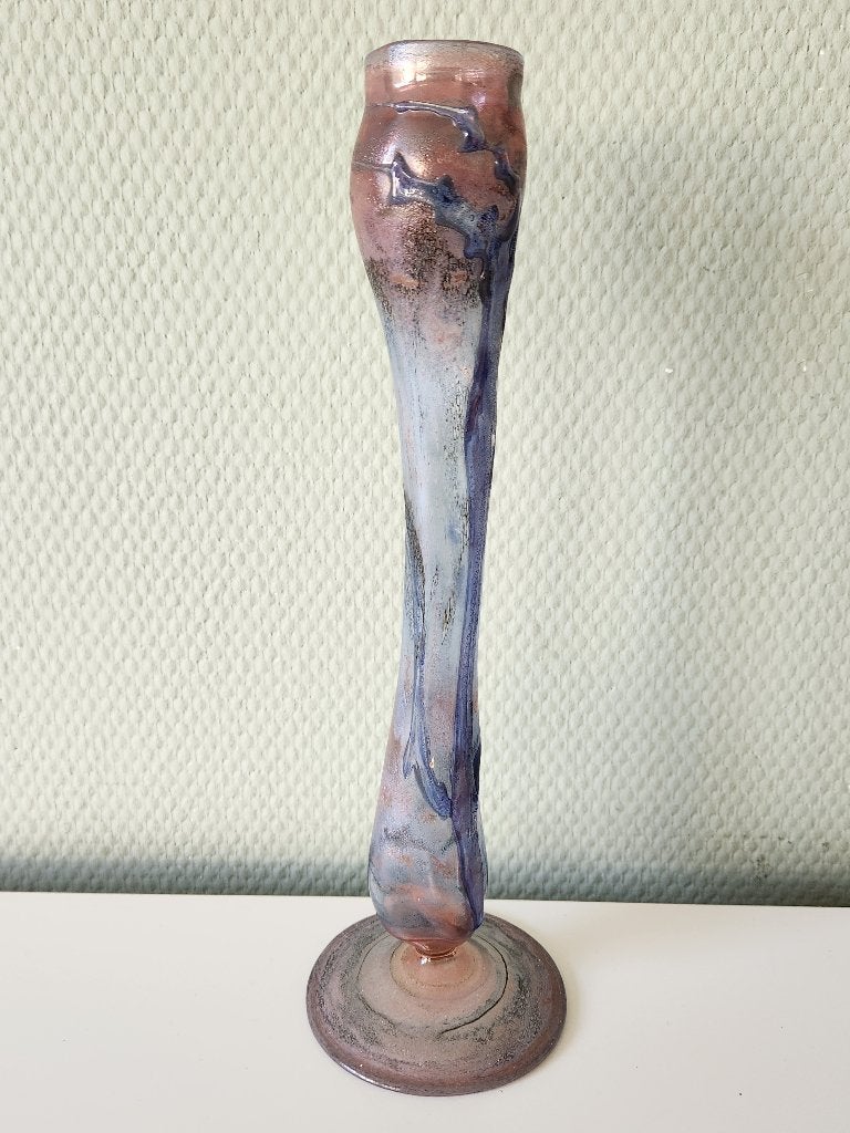 Mondgeblazen vaasje -Schweifel, Antiek en Kunst, Antiek | Glas en Kristal, Ophalen