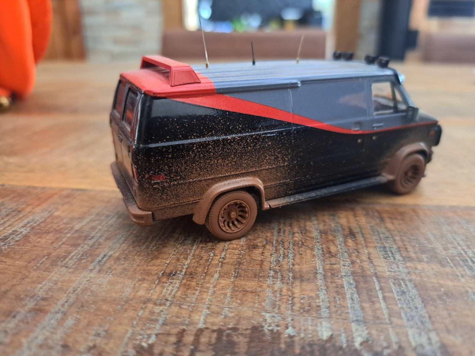 Mooi  the a-team busje - Altijd in vitrinekast gestaan, 1:32 tot 1:50, Overige typen, Zo goed als nieuw, Ophalen