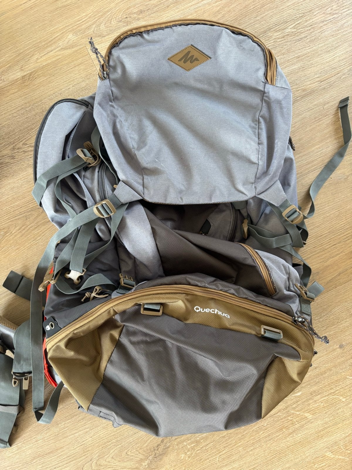 Quechua Forclaz 70L Rugzak, Sieraden, Tassen en Uiterlijk, Tassen | Rugtassen, Overige merken, Gebruikt, 25 tot 40 cm, Ophalen of Verzenden