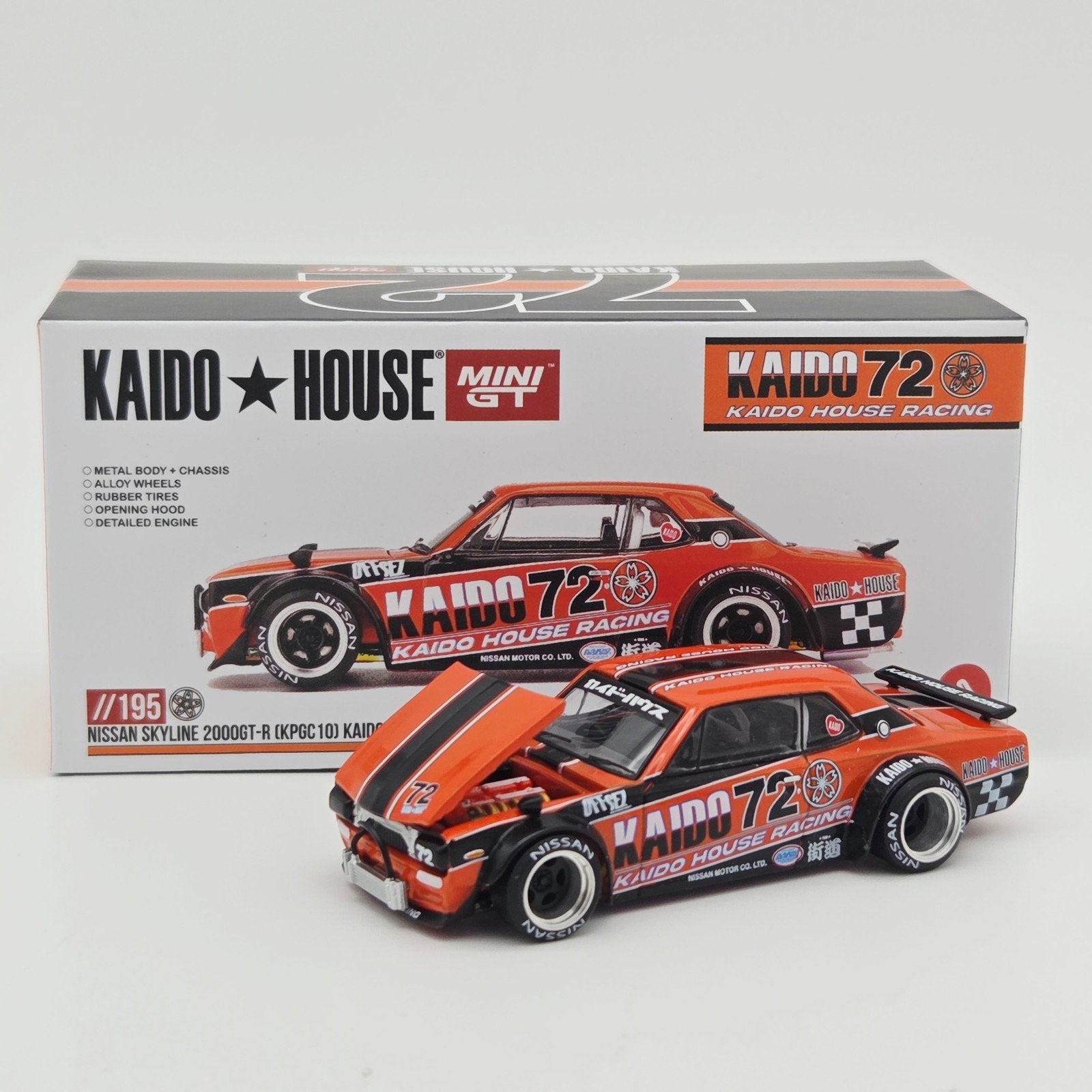 Mini Gt – Nissan Skyline 2000GT-R (KPGC10), Kaido Racing V1,