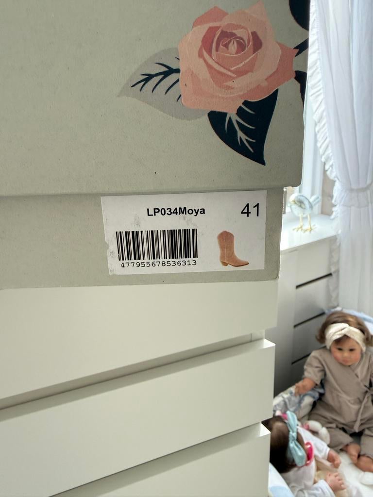 La Pintura Roze Leren Handgemaakte Laarzen - Maat 41, Kleding | Dames, Schoenen, Ophalen of Verzenden, Zo goed als nieuw, Roze