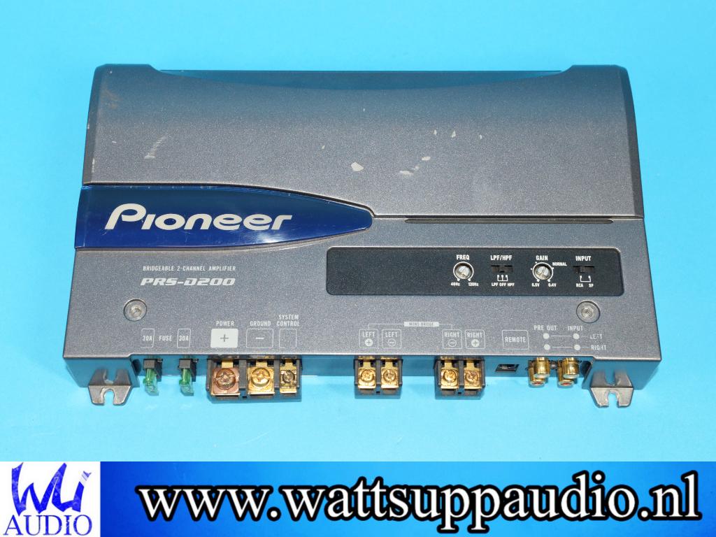 Pioneer PRS-D200 2 kanaals / mono versterker 2 x 300WRMS, Auto diversen, Autospeakers, Gebruikt, ., Ophalen of Verzenden, .