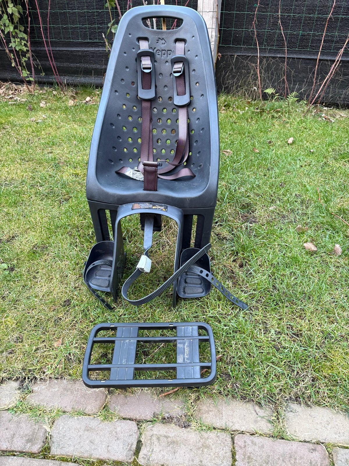 Yepp Achterzitje incl adapter, Ophalen, Achterzitje, 9 t/m 36 kg, Gebruikt