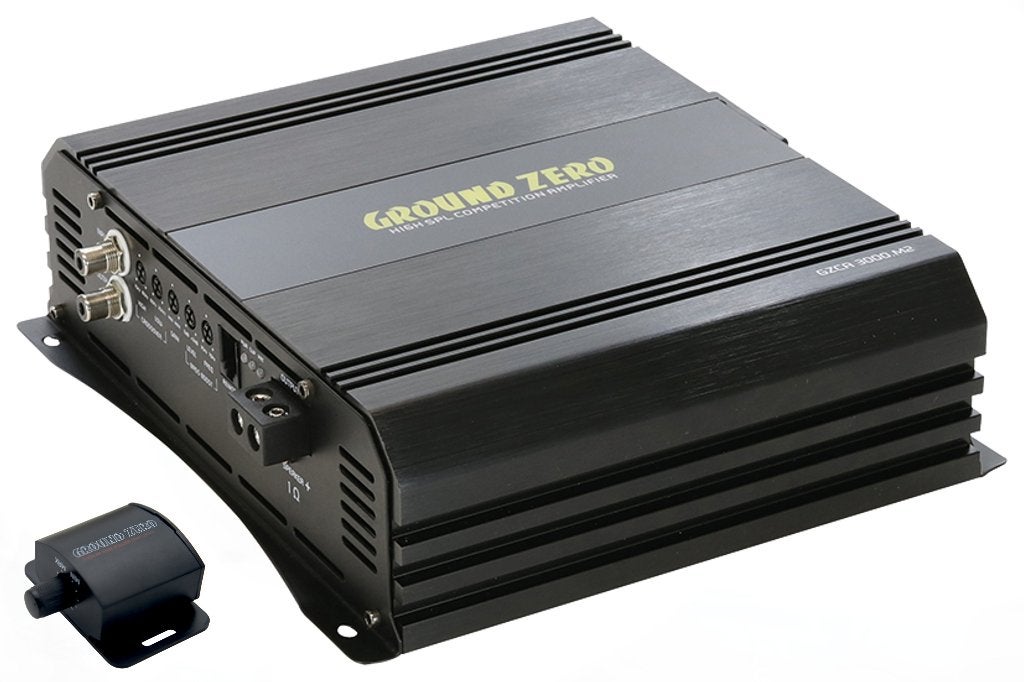 Ground Zero GZCA 3000.M2 Monoblock +Bass Controller 2900Wrms, ., Nieuw, Ophalen of Verzenden, .