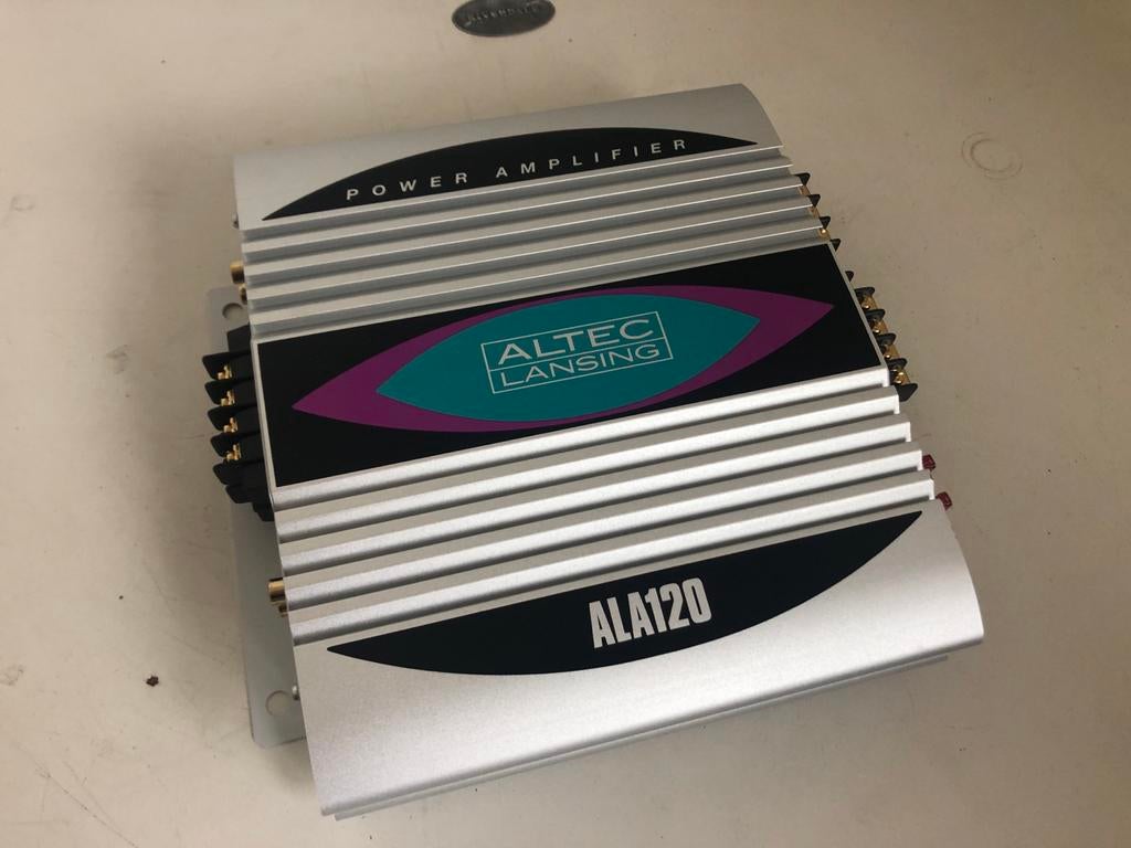 Altec Lansing ALA120 versterker vintage oldschool, Ophalen of Verzenden, Zo goed als nieuw