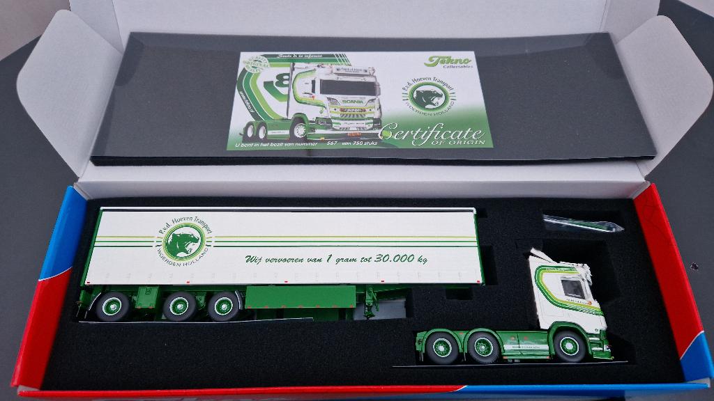 Tekno Patrick vd Hoeven Scania v8 met tautliner, Ophalen of Verzenden, Zo goed als nieuw, Bus of Vrachtwagen, Tekno