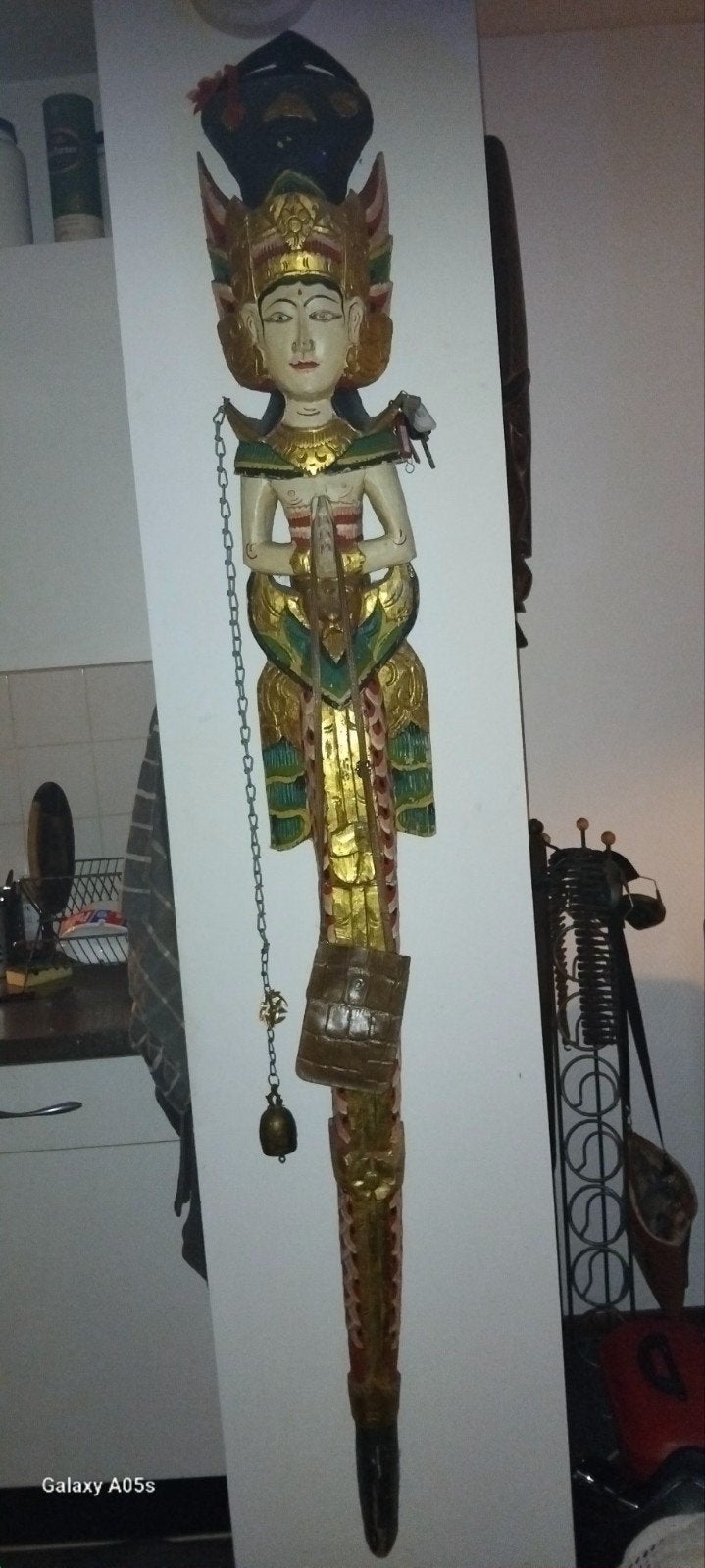Balinees houten beeld, Antiek en Kunst, Ophalen of Verzenden