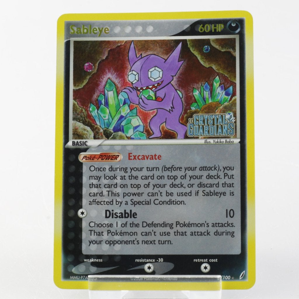 TCG Sableye (CG 10) Stamped Excellent, Zo goed als nieuw