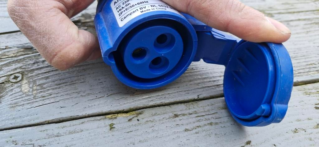 Verloopstekker voor op de camping, Caravans en Kamperen, Ophalen of Verzenden