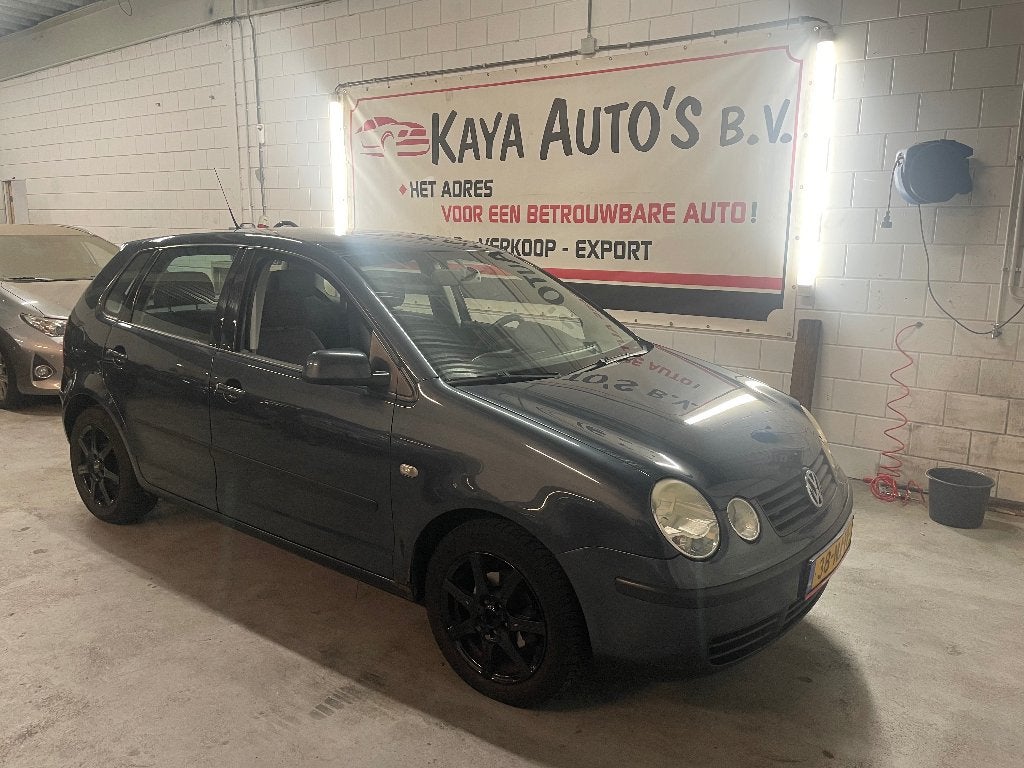 Volkswagen Polo 1.4 5-DEURS AIRCO, Voorwielaandrijving, 15 km/l, Blauw, Origineel Nederlands