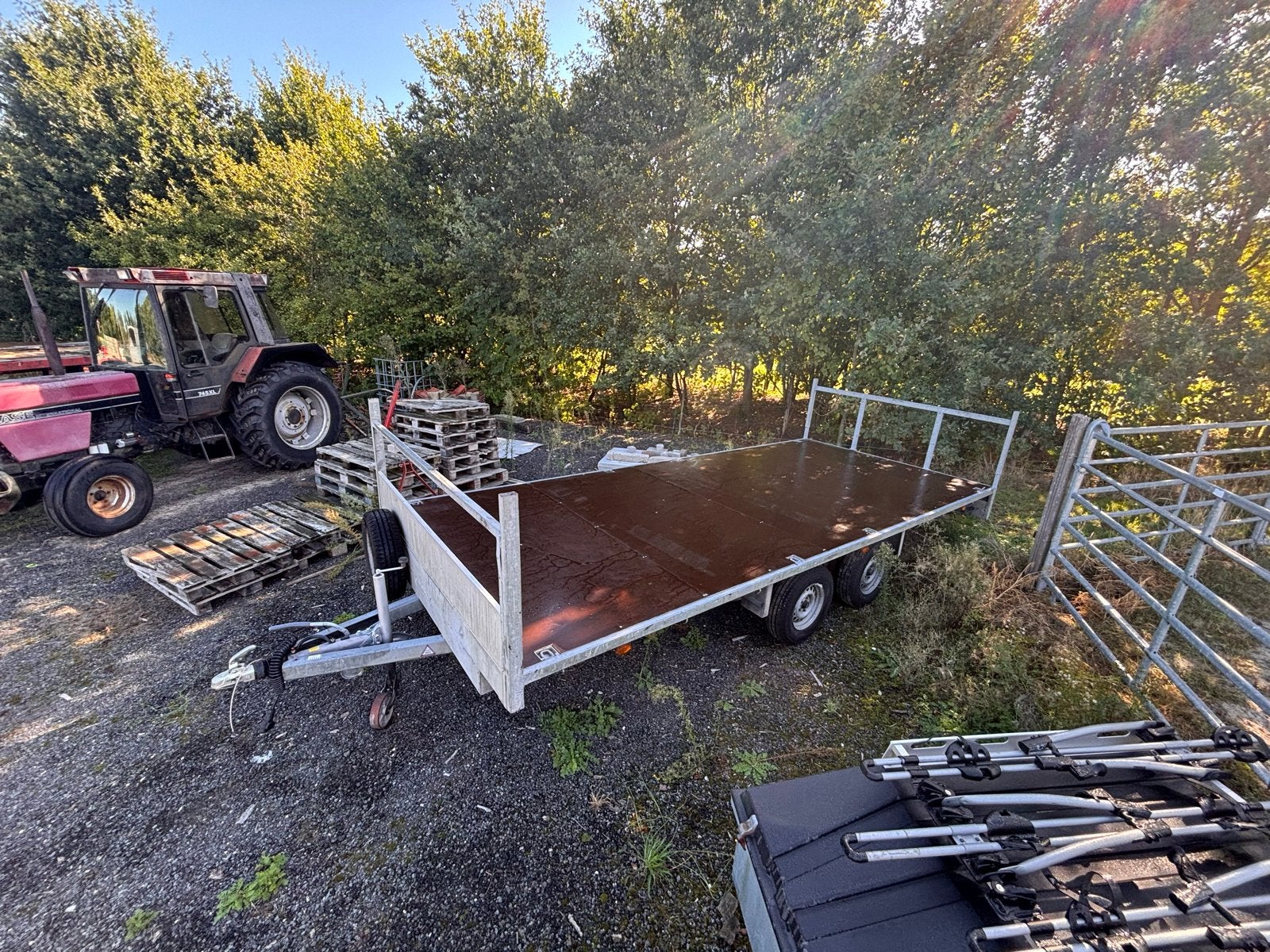 SYMA Plateauwagen 3500 kg - 610x226, Ophalen, Gebruikt