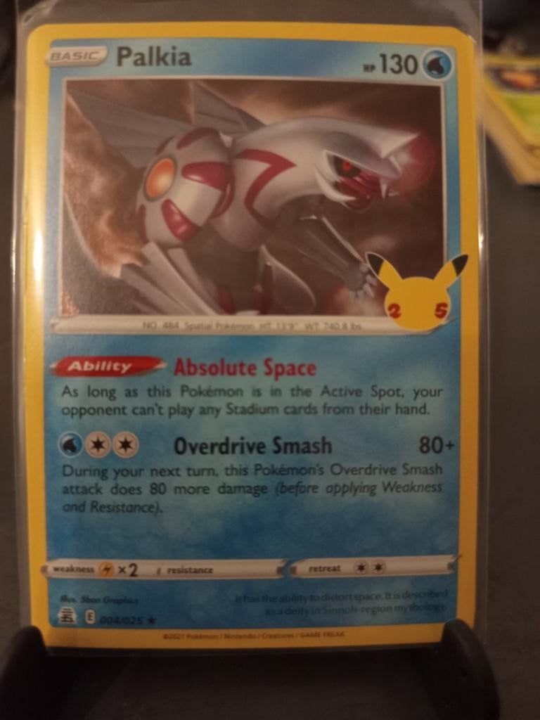 Palkia Pokémon kaart 004/025, Ophalen of Verzenden