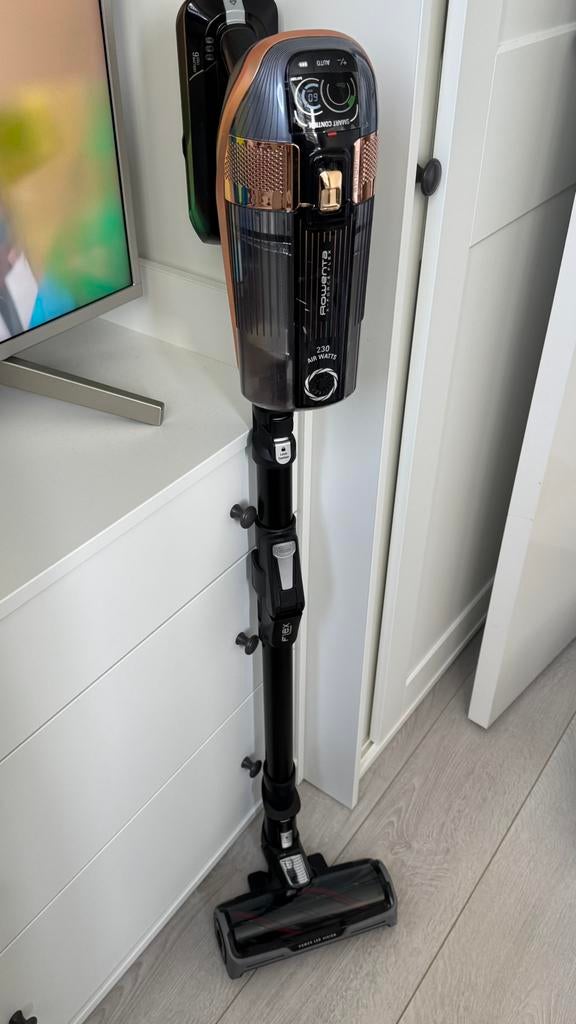 Rowenta X-Force Flex 15.60 RH99F1WO steelstofzuiger, Witgoed en Apparatuur, Stofzuigers, Ophalen of Verzenden, Gebruikt, Reservoir