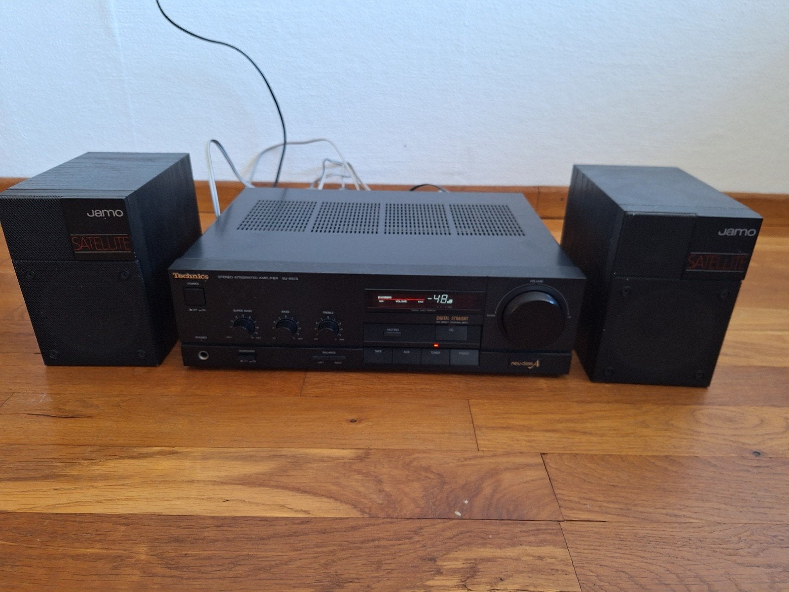 Vintage Audio Set: Technics SU-X933 New Class A + Jamo Sats, Overige merken, Gebruikt, Speakers, Losse componenten