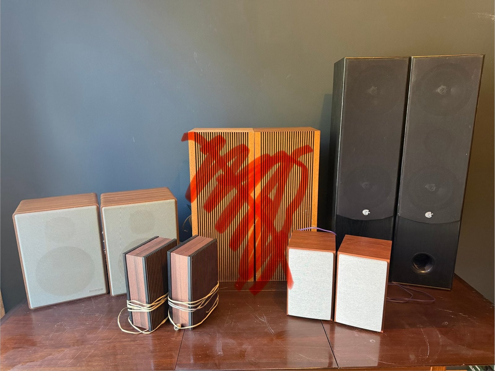 Vintage luidsprekers – Blaupunkt, Telefunken en CAT, Ophalen, Minder dan 60 watt, Overige merken