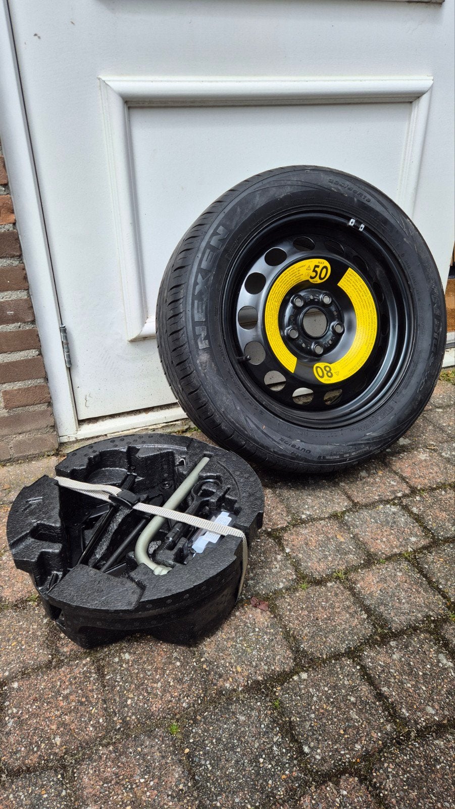 Reservewiel voor VW, Audi, Skoda of Seat, Ophalen