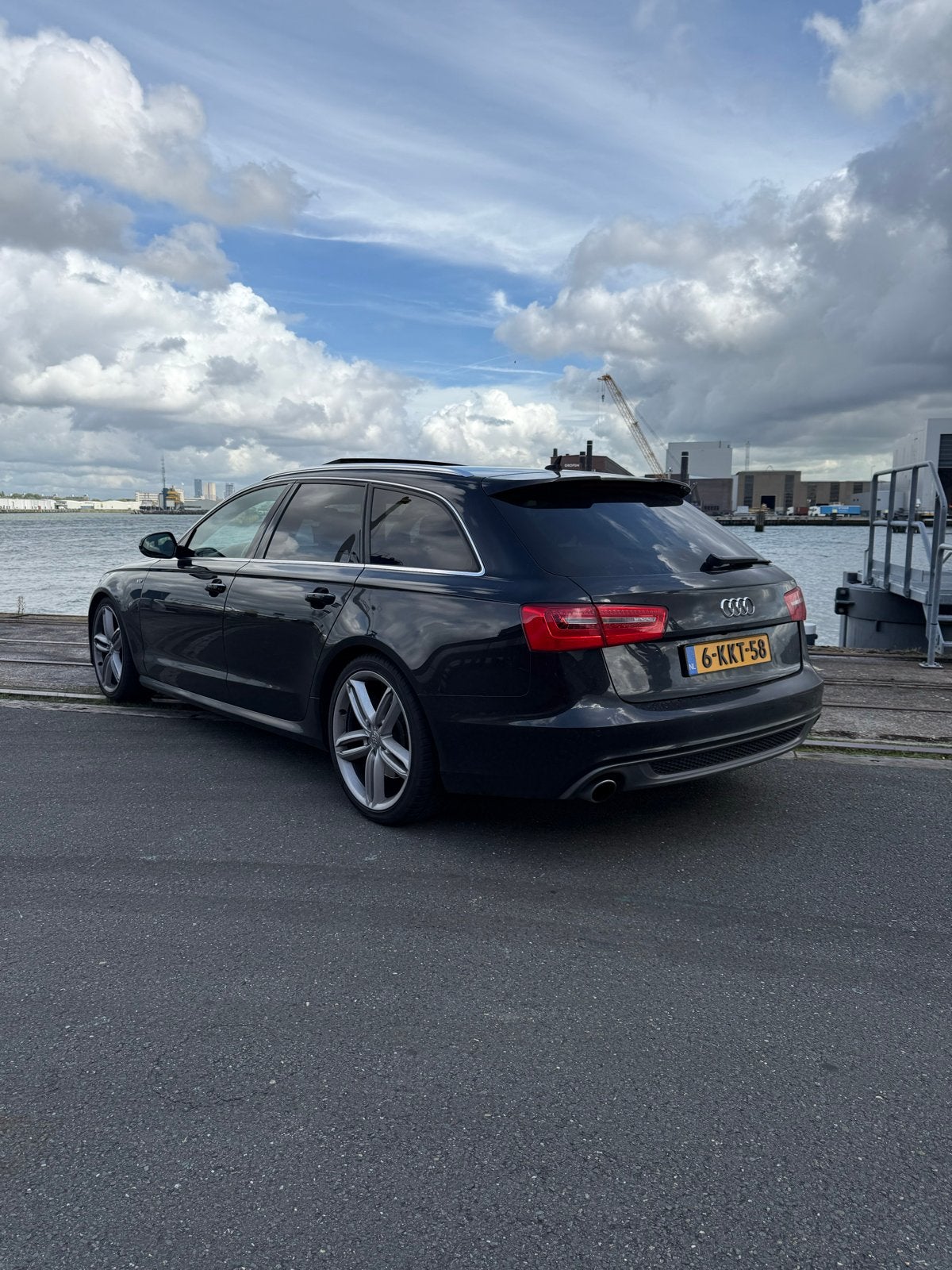 Audi A6 3.0TDI Avant Quattro S-Line, Auto's, Automaat, Zwart, 2000 kg, Zwart